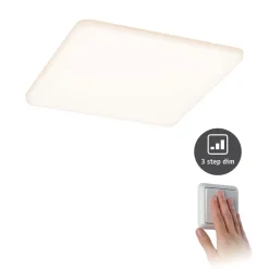 Paulmann Arbejdsrum/Kontor|Indbygningsspots > LED-panel Veluna 830 kantet 3stepdim 19cm