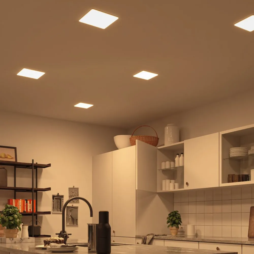 Paulmann Arbejdsrum/Kontor|Loftlamper > LED-panel Veluna kantet CCT ZigBee 18,5cm