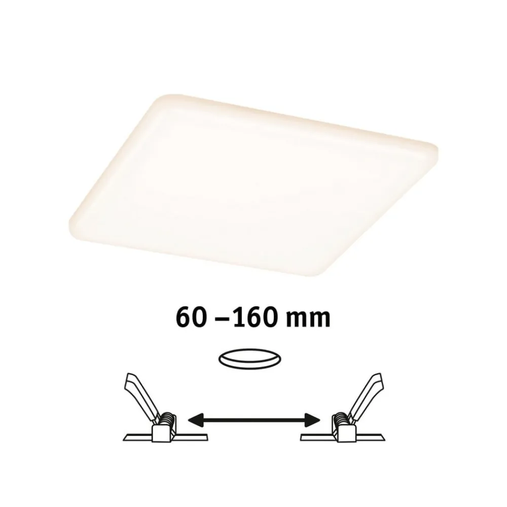 Paulmann Arbejdsrum/Kontor|Loftlamper > LED-panel Veluna kantet CCT ZigBee 18,5cm