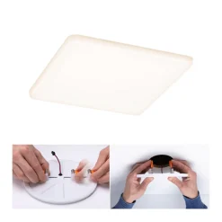 Paulmann Loftlamper|Indbygningsspots > LED-panel Veluna 3.000K kantet, 18,5cm
