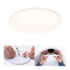 Loftlamper|Indbygningsspots ^ Paulmann LED-panel Veluna 3.000K rund ca. 18,5cm