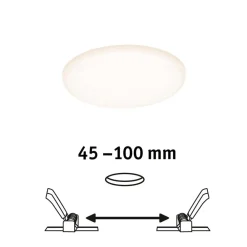 Paulmann Arbejdsrum/Kontor|Loftlamper > LED-panel Veluna 3.000K rund ca. 12,5cm