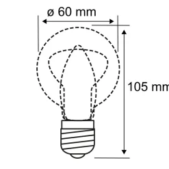 Led Pærer ^ Paulmann LED-pære E27 7W, dim to warm
