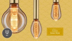 Filament Pære|Led Pærer ^ Paulmann LED-pære E27 3,5 W Helix 1.800K guld