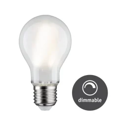 Paulmann Dæmpbar Led-Pære > LED-pære E27 9 W 4.000 K, mat, kan dæmpes