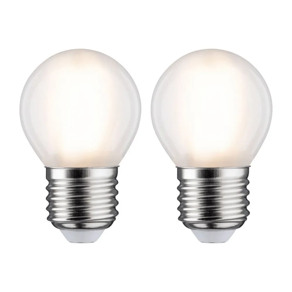 Paulmann Led Pærer > LED-pære E27 5 W 2.700 K mat, 2 stk.
