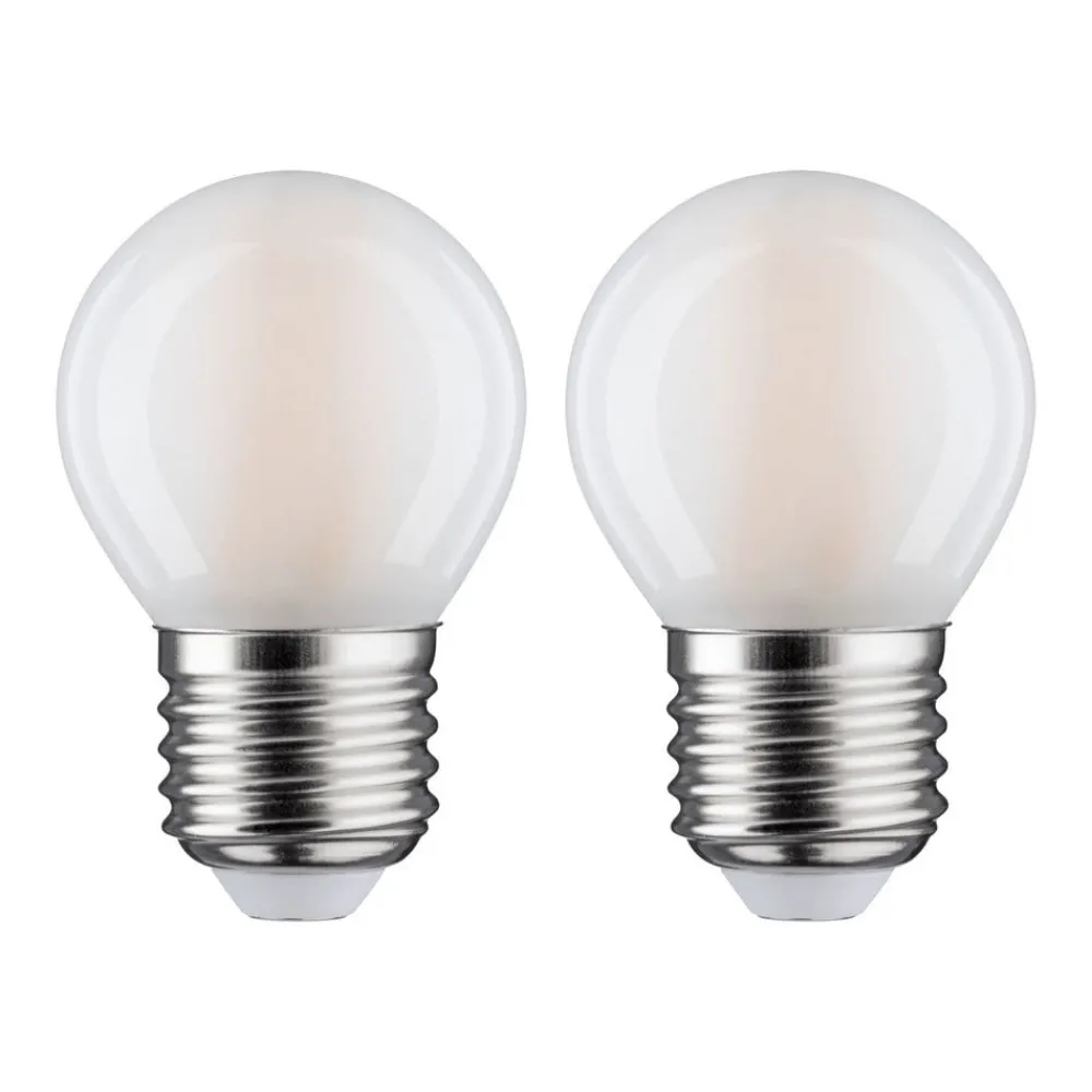 Paulmann Led Pærer > LED-pære E27 5 W 2.700 K mat, 2 stk.