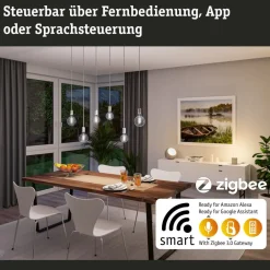 Paulmann Dæmpbar Led-Pære|Filament Pære > LED-pære ZigBee E27 7,5W CCT dim guld