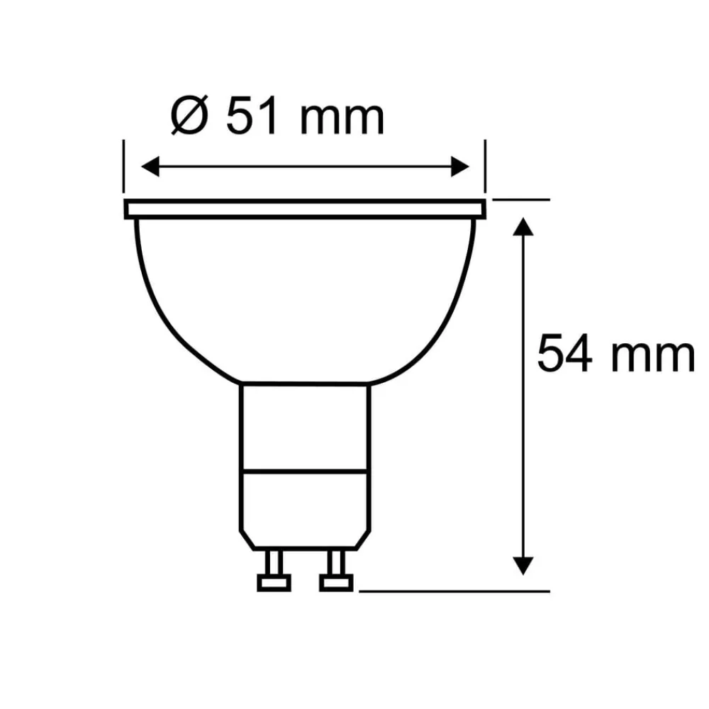 Paulmann Led Pærer > LED-reflektor GU10 7W 4.000K dæmpbar krom