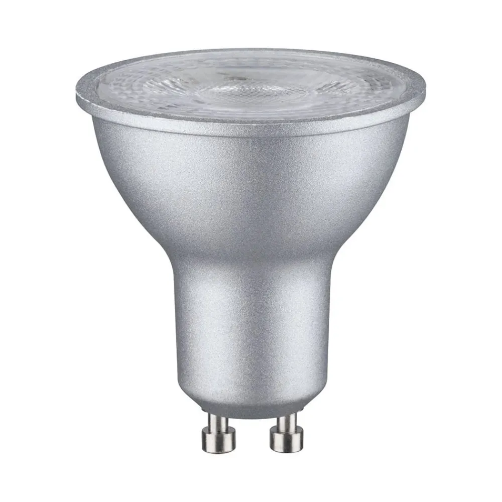 Dæmpbar Led-Pære ^ Paulmann LED-reflektor GU10 7W 2.700K dæmpet krom