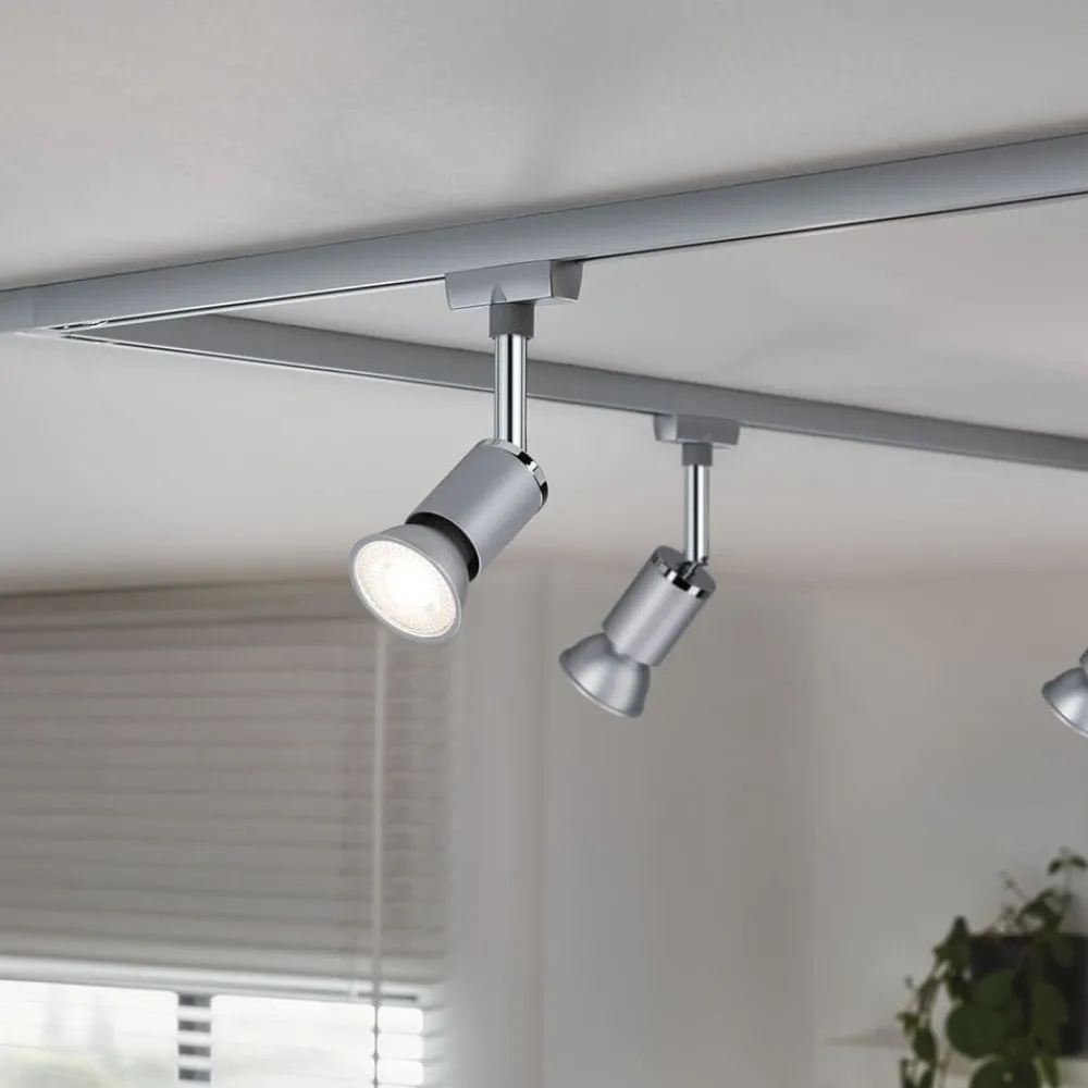 Dæmpbar Led-Pære ^ Paulmann LED-reflektor GU10 7W 2.700K dæmpet krom