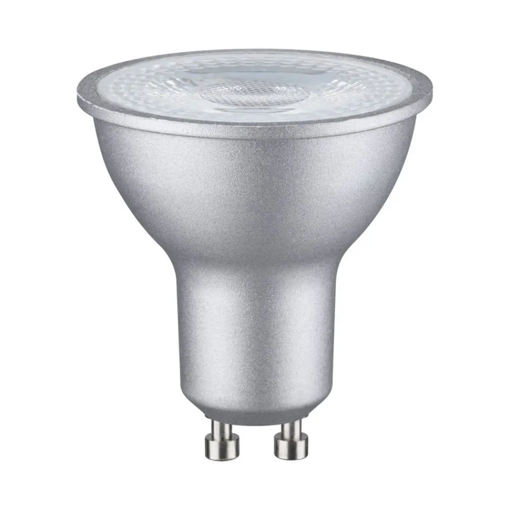 Dæmpbar Led-Pære ^ Paulmann LED-reflektor GU10 7W 2.700K dæmpet krom