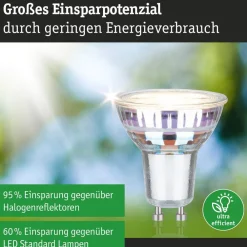 Paulmann Led Pærer > LED-reflektor GU10, 2,5 W, 3.000 K, 450 lm, 100°