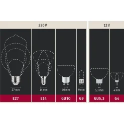 Dæmpbar Led-Pære|Led Pærer ^ Paulmann LED-reflektor GU10 6,5 W 2.700 K 3stepdim