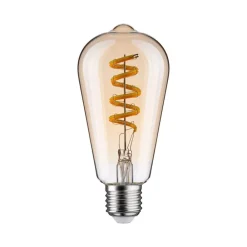 Dæmpbar Led-Pære|Filament Pære ^ Paulmann LED-rustik pære ZigBee E27 7,5W CCT guld