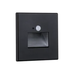 Paulmann Væglamper|Spotlights > LED-sensor-vægindbygningslampe Edge Quadro sort 8 cm