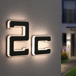 Postkasser ^ Paulmann LED solcellebogstav c
