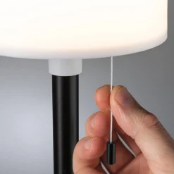 Solcellelamper ^ Paulmann LED-solcellelampe Bartja, sort, IP44 dæmpbar