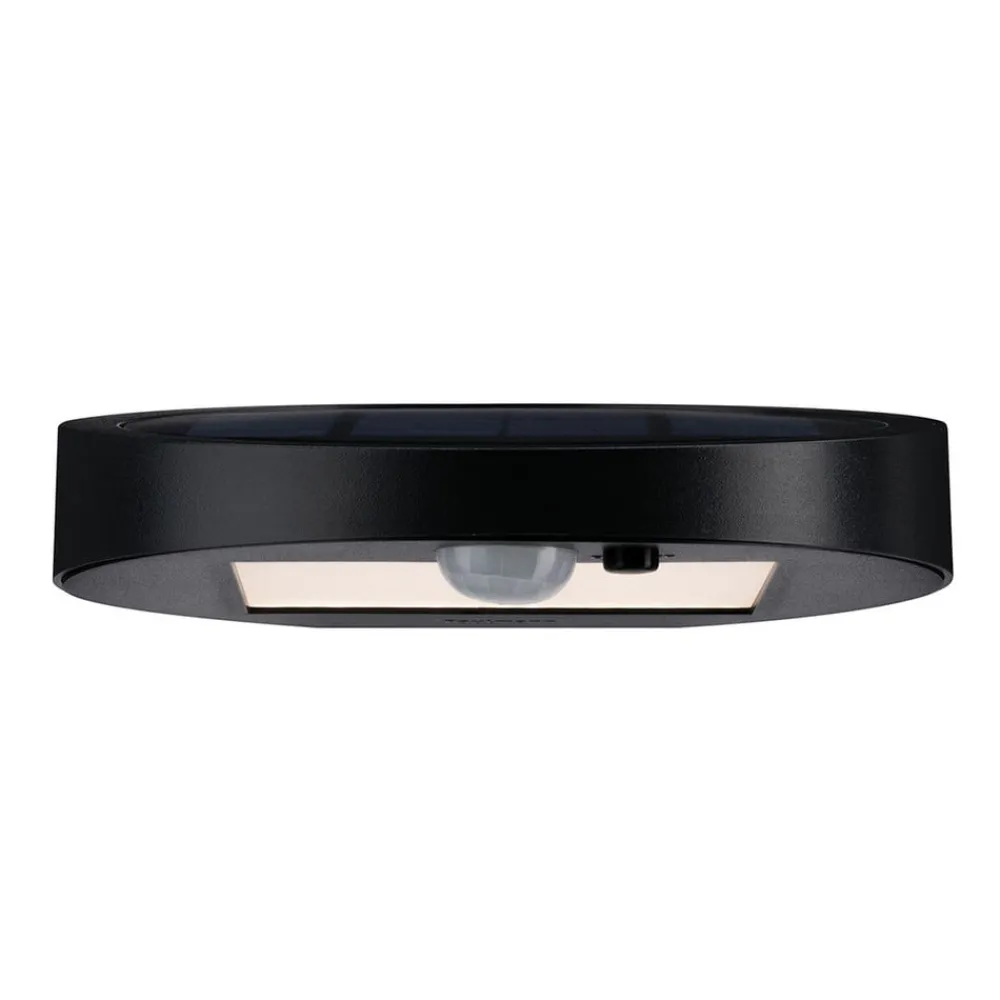 Paulmann Solcelle Lampe Med Sensor|Væglampe Med Sensor > LED-solcellelampe til udendørs væglampe Ryse, antracit