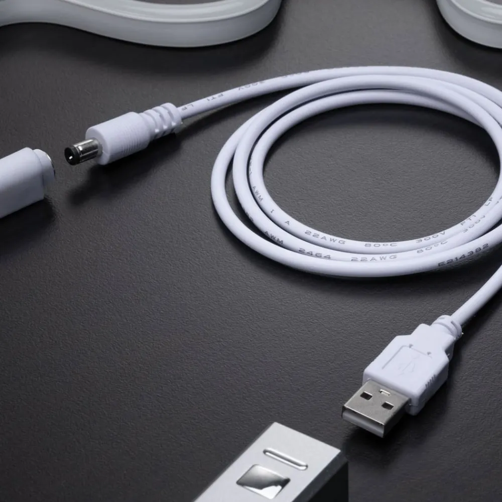 Dekorationsbelysning|Led Strips ^ Paulmann LED-strip Neon Colorflex USB 1 m grøn