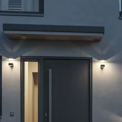 Paulmann Væglampe Med Sensor > LED udendørs væglampe Sienna, aluminium, sensor