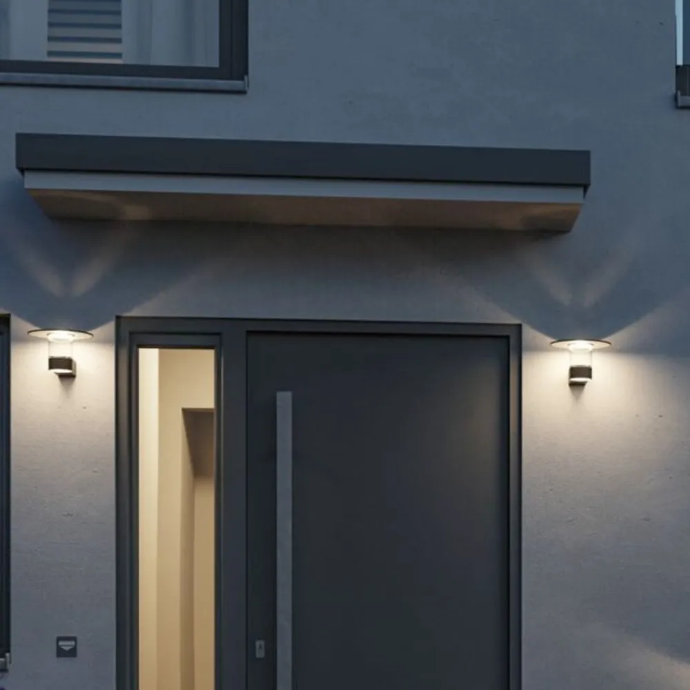 Paulmann Væglampe Med Sensor > LED udendørs væglampe Sienna, aluminium, sensor