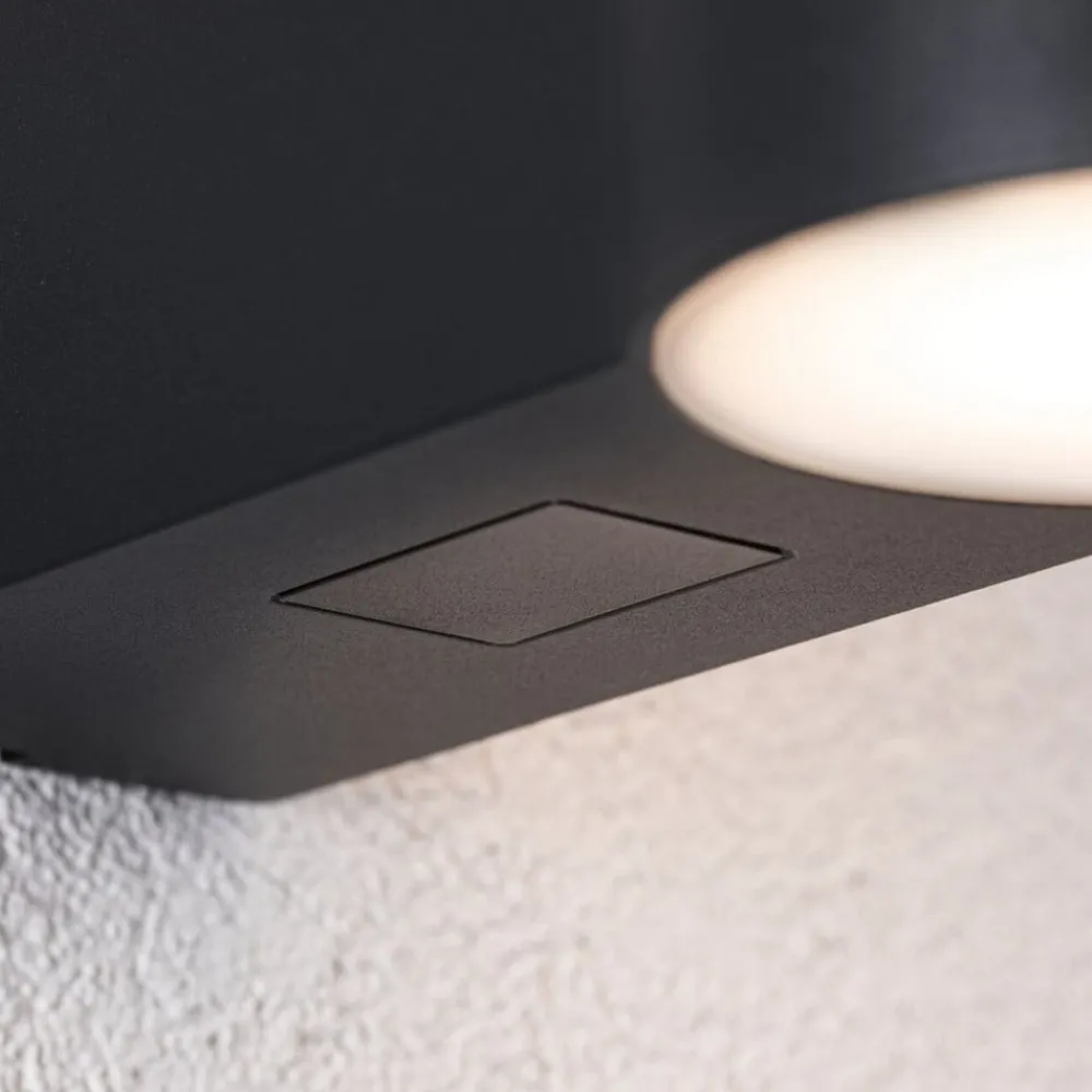 Paulmann Væglampe Med Sensor > LED udendørs væglampe Sienna, aluminium, sensor