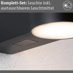 Paulmann Væglampe Med Sensor > LED udendørs væglampe Sienna, aluminium, sensor