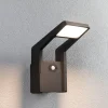 Væglampe Med Sensor ^ Paulmann LED udendørs væglampe Juntea, aluminium, antracit, sensor