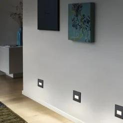 Paulmann Væglamper|Indbygningsspots > LED-vægindbygningslampe EDGE, sort