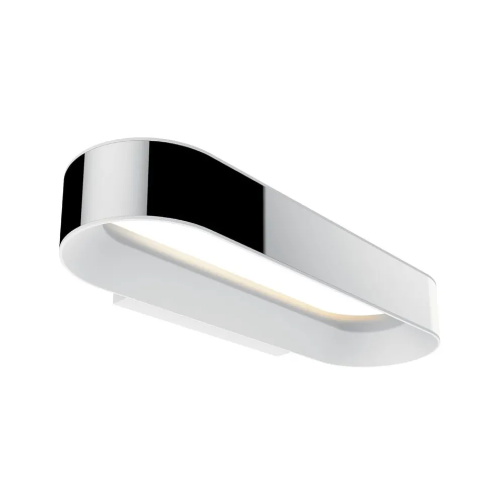 Paulmann Væg- Og Spejllamper > LED-væglampe Agena, krom 31 cm IP44 dæmpbar