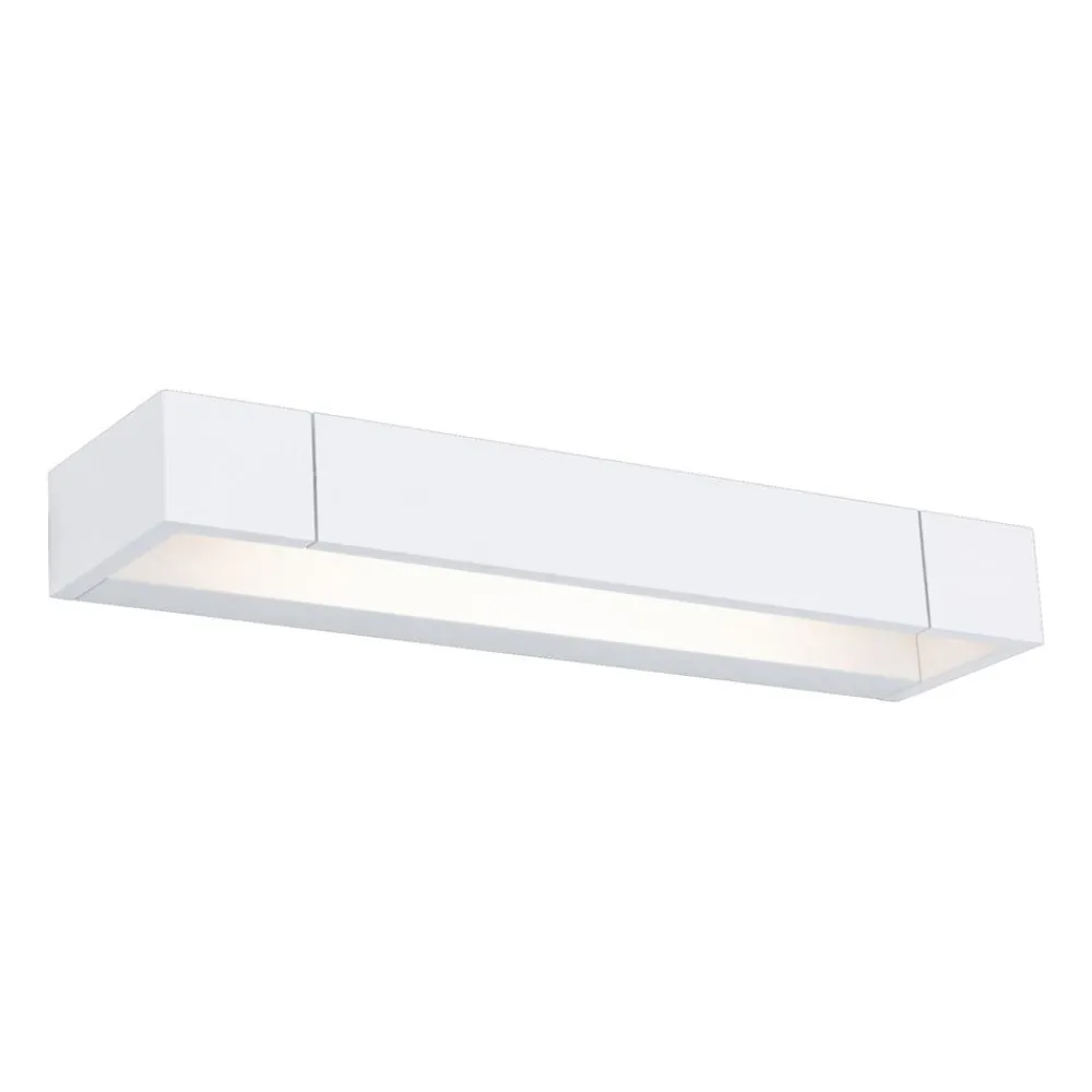Paulmann Væg- Og Spejllamper|Væglamper > LED-væglampe Lucille, hvid, 40 cm, dæmpbar, IP44