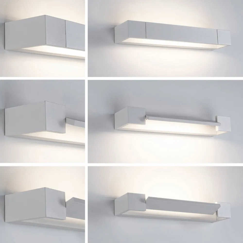 Paulmann Væg- Og Spejllamper|Væglamper > LED-væglampe Lucille, hvid, 40 cm, dæmpbar, IP44