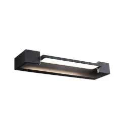 Paulmann Væg- Og Spejllamper > LED-væglampe Lucille, sort, 40 cm IP44 dæmpbar