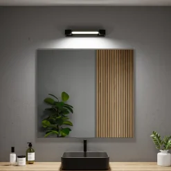 Paulmann Væg- Og Spejllamper > LED-væglampe Lucille, sort, 40 cm IP44 dæmpbar