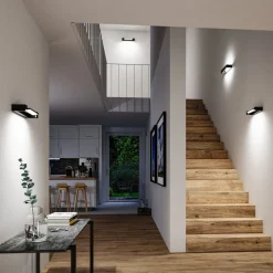Paulmann Væg- Og Spejllamper > LED-væglampe Lucille, sort, 40 cm IP44 dæmpbar