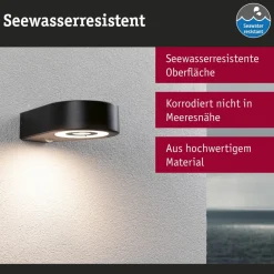 Paulmann Væglampe Med Sensor > LED-væglampe Silma antracit 1 lyskilde IP44
