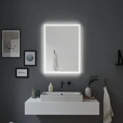 Paulmann Møbel Og Interiør > LED-vægspejl Mirra hvid 60x80 cm IP44 CCT