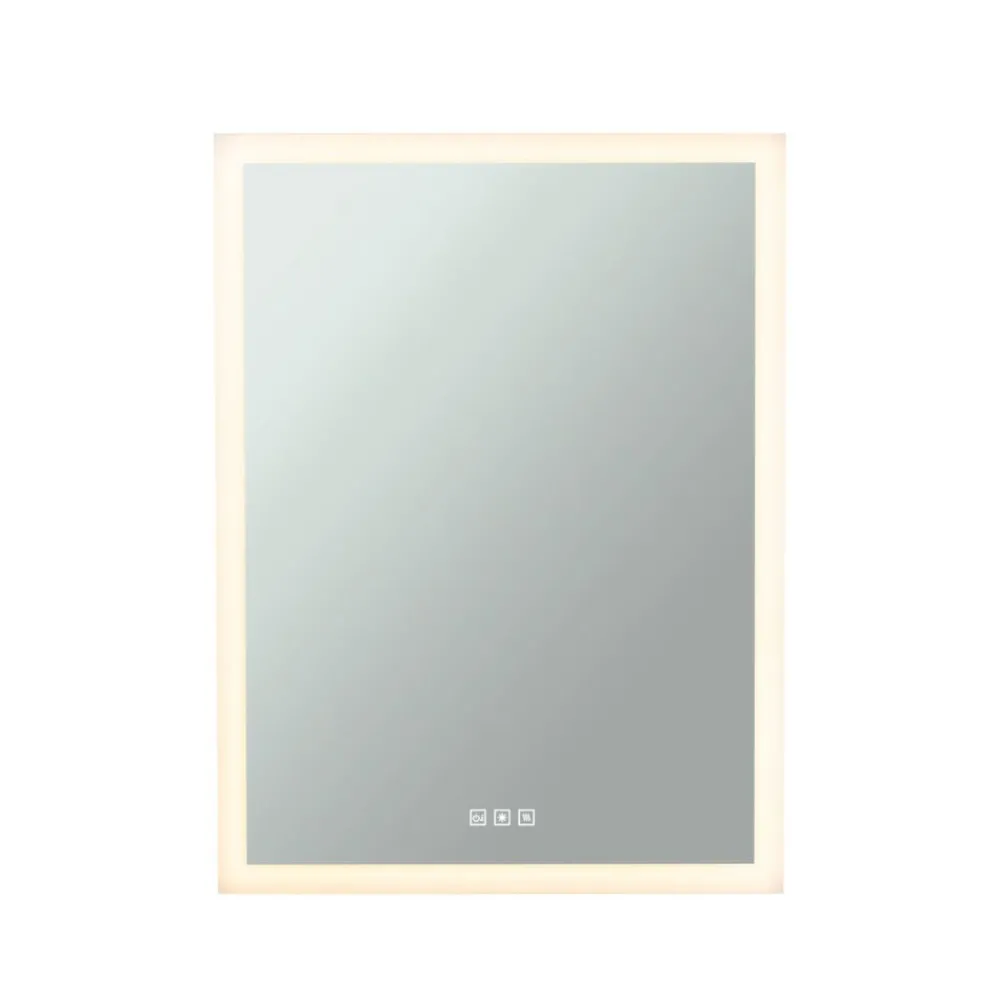 Paulmann Møbel Og Interiør > LED-vægspejl Mirra hvid 60x80 cm IP44 CCT