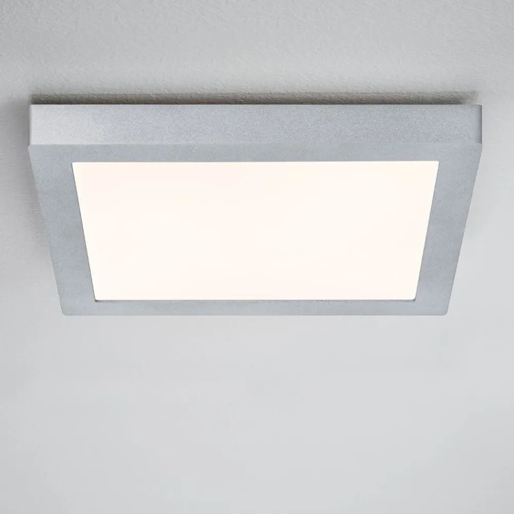 Paulmann Arbejdsrum/Kontor|Loftlamper > Lunar LED-panel, kantet, krom, 30x30cm