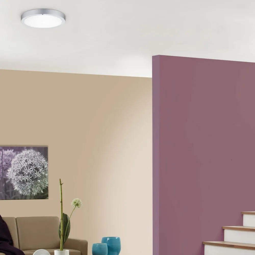 Paulmann Arbejdsrum/Kontor > Lunar LED-panel, rundt, Ø 30 cm, krom