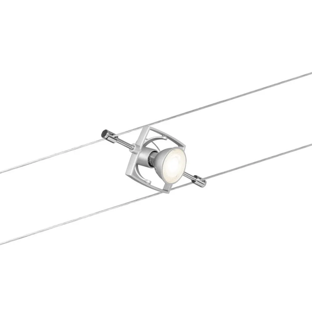 Paulmann Arbejdsrum/Kontor > Mac II wiresystem, mat krom med 5 spots