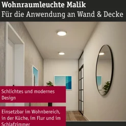 Paulmann Loftlamper > Malik LED-loftlampe, 3-step-dim hvid
