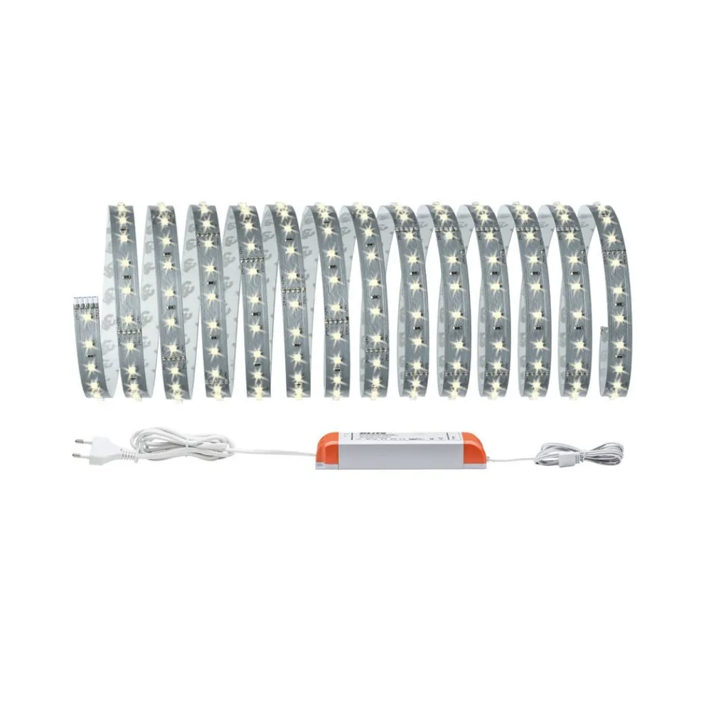 Dekorationsbelysning|Led Strips ^ Paulmann MaxLED 500 basissæt IP20 varmhvid 5 m