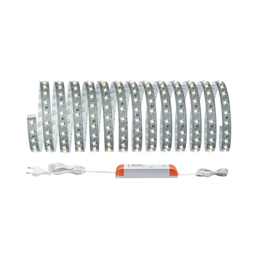 Dekorationsbelysning|Led Strips ^ Paulmann MaxLED 500 basissæt IP20 varmhvid 5 m