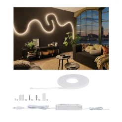 Dekorationsbelysning|Led Strips ^ Paulmann MaxLED Flow basissæt varmhvid 3 m