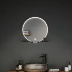 Paulmann Møbel Og Interiør > Miro LED-vægspejl CCT Ø50cm Framelight