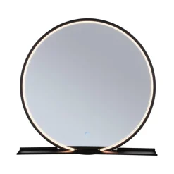 Paulmann Møbel Og Interiør > Miro LED-vægspejl CCT Ø50cm Framelight