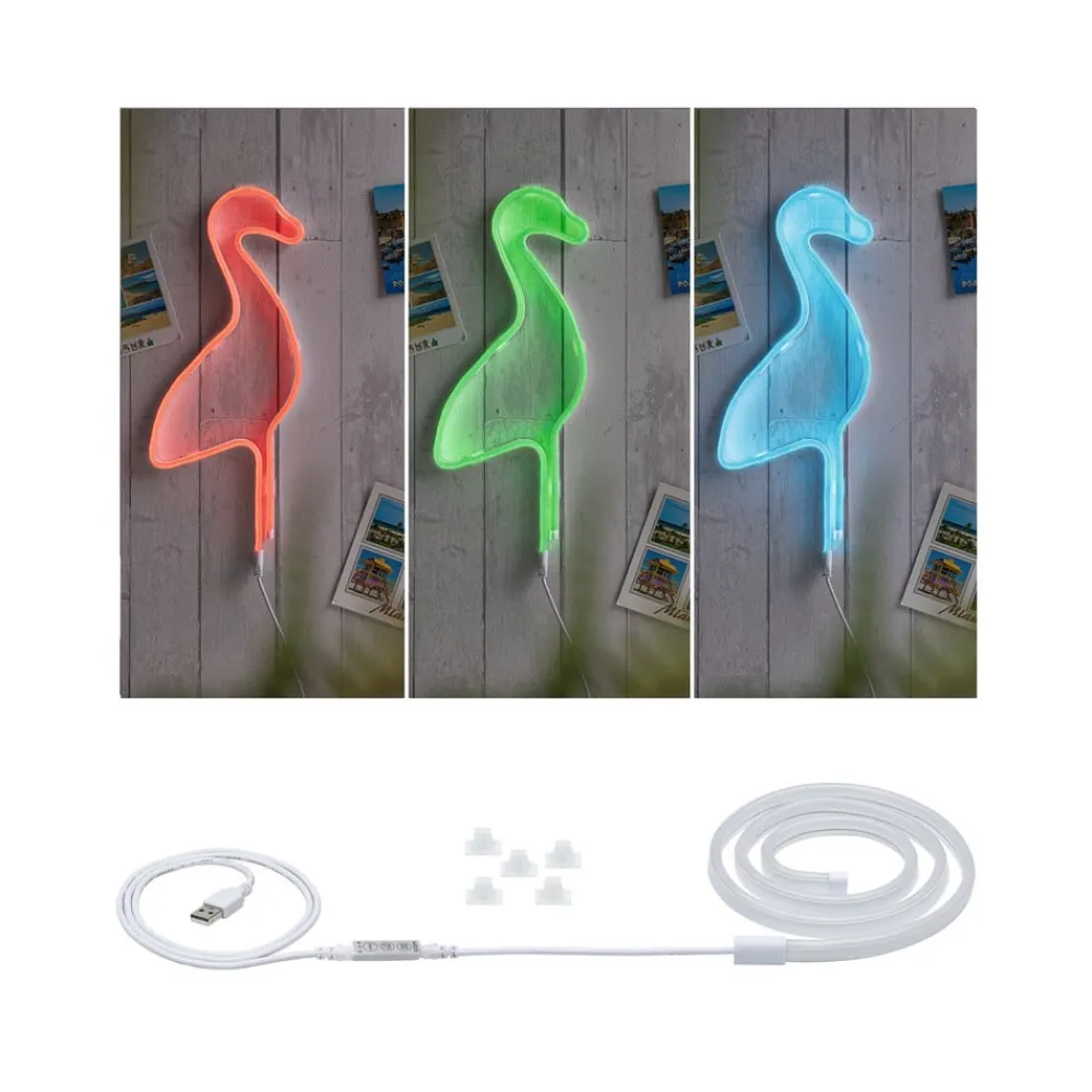 Paulmann Dekorationsbelysning|Led Strips > Neon Colorflex LED-stripe, RGB, USB, 1 m