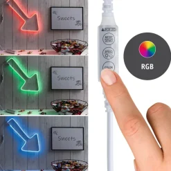 Paulmann Dekorationsbelysning|Led Strips > Neon Colorflex LED-stripe, RGB, USB, 1 m
